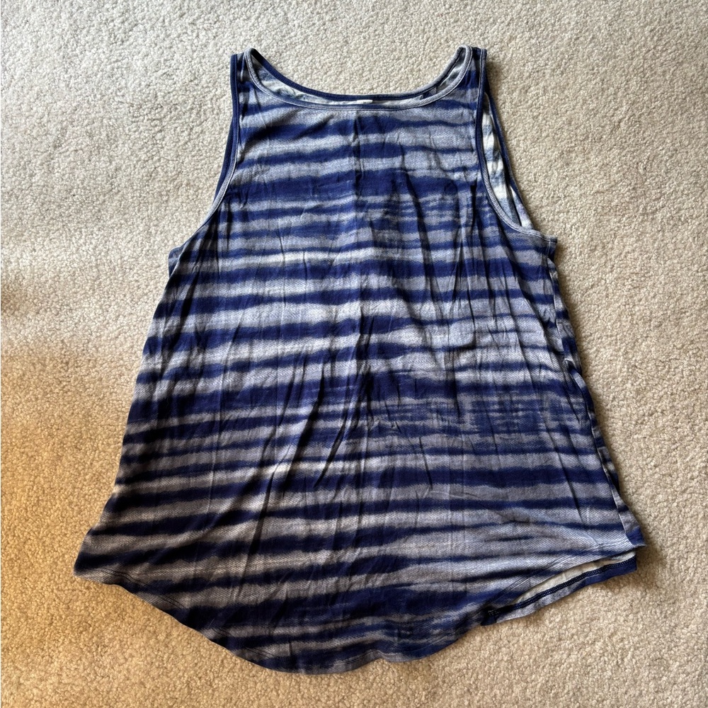 Under Armour tie-back striped tank top